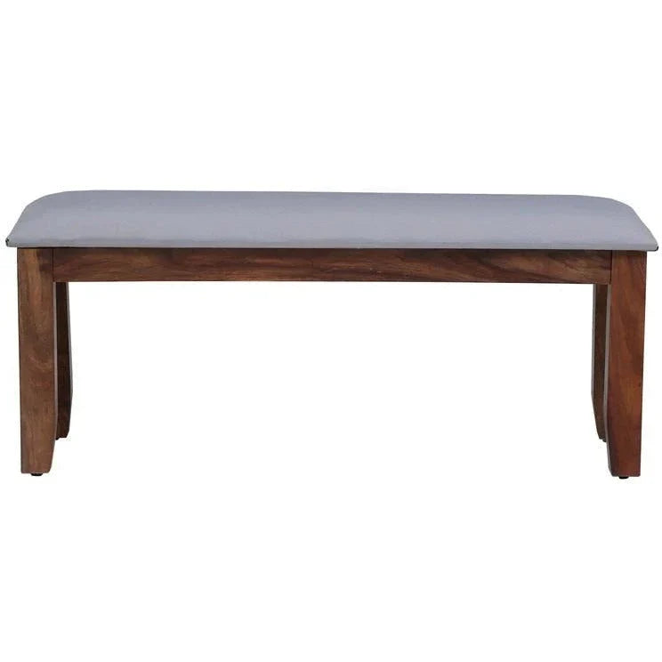 Demiwall Sheesham Wood Six Seater Dining Set With Bench