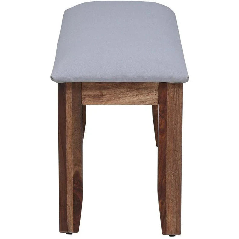 Demiwall Sheesham Wood Six Seater Dining Set With Bench