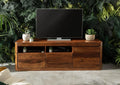 Segur Solid Wood Tv-Unit In Natural Teak Finish For Living Room Furniture