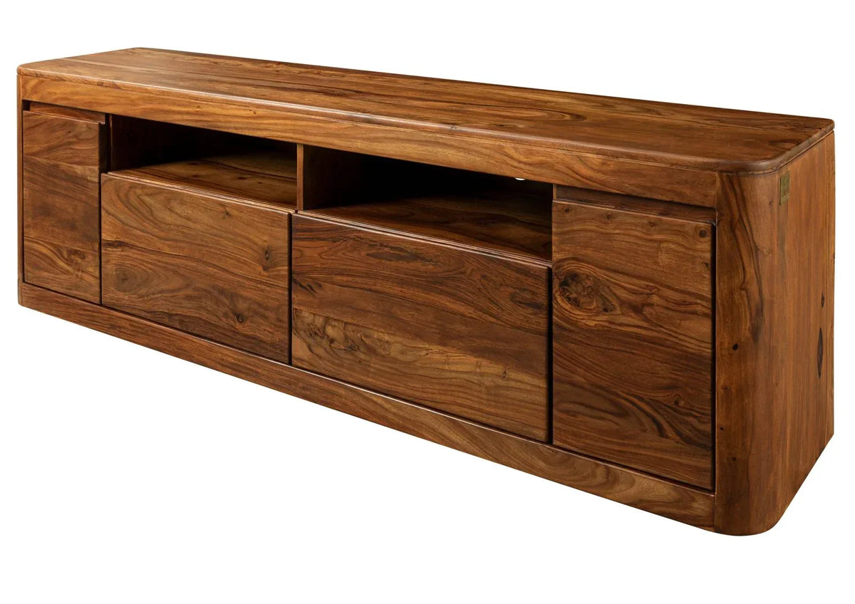 Segur Solid Wood Tv-Unit In Provincial Teak Finish For Living Room Furniture
