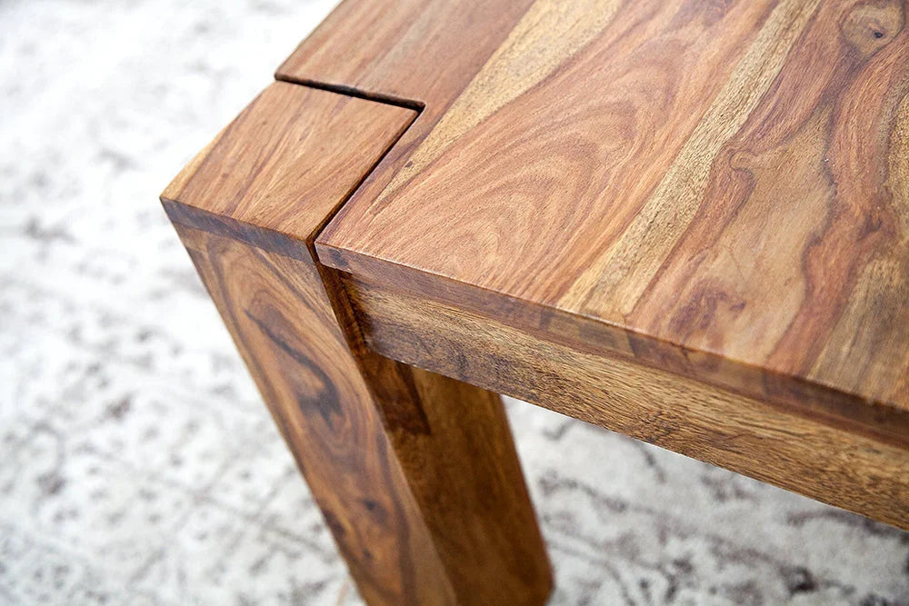 Reto Sheesham Wood Stool For Living Room Furniture