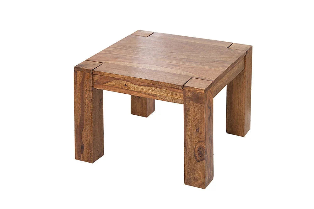 Reto Sheesham Wood Stool For Living Room Furniture