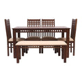Facet Six Seater Dining Set Made Of Sheesham Wood