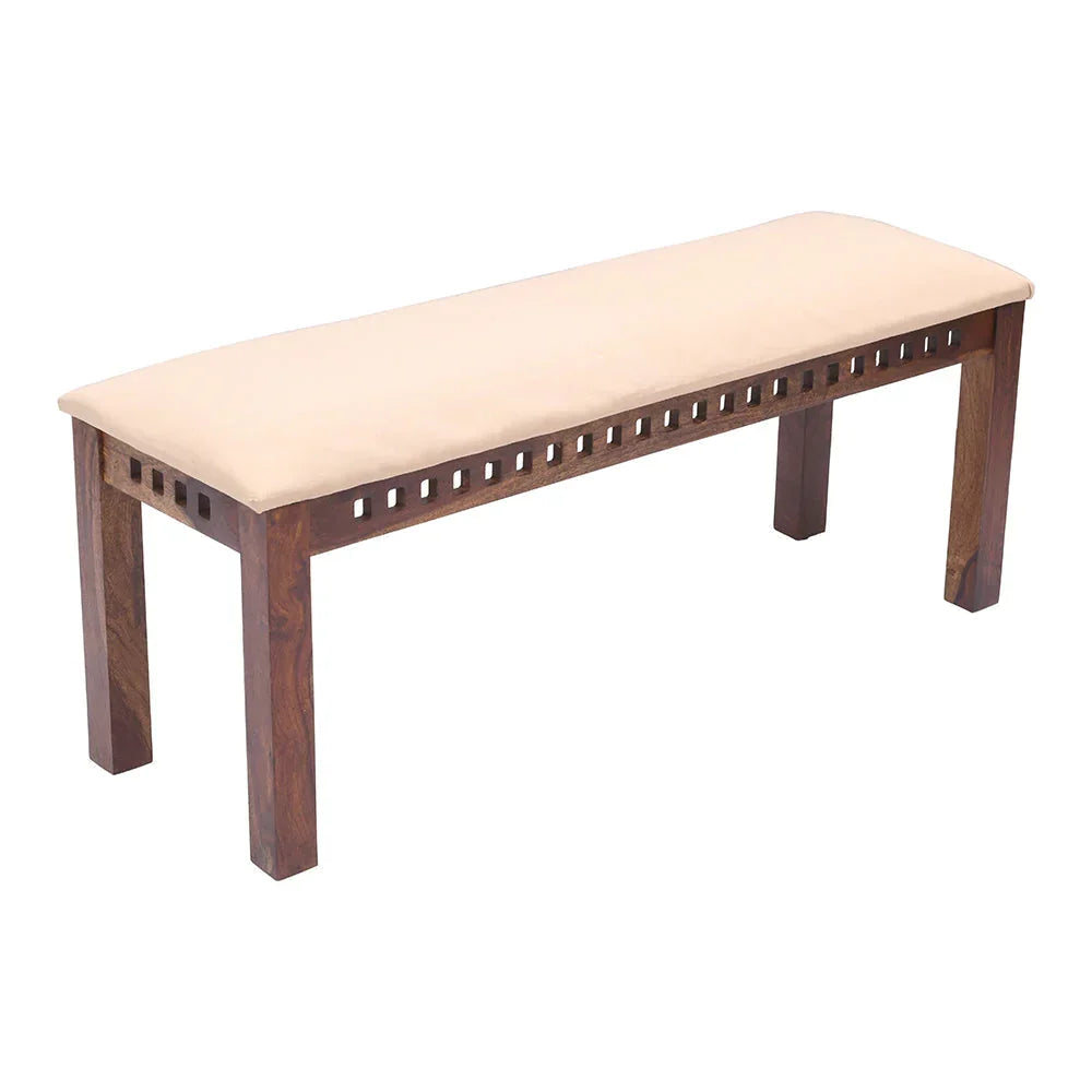 Facet Two Seater Bench Made OF Sheesham Wood