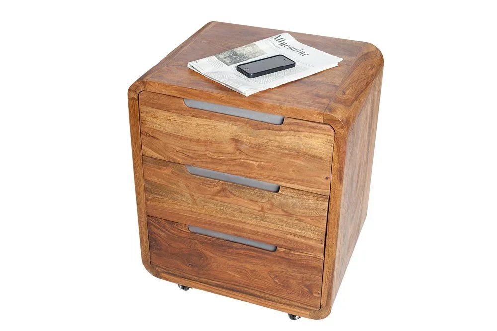 Reto Sheesham Wood Large Study Table In Natural Finish For Study Room Furniture