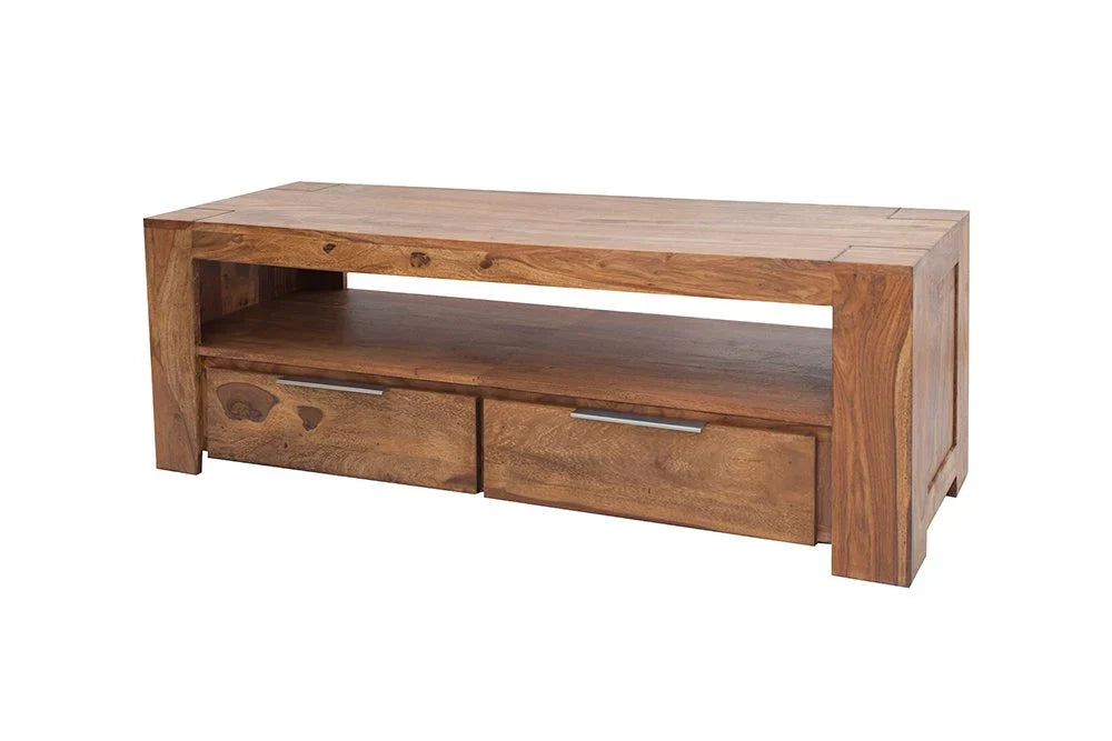 Reto Sheesham Wood Media Unit For Living Room Furniture