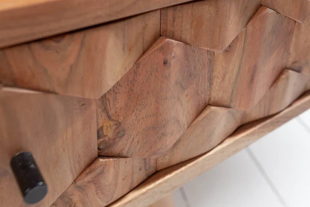 ELI Acacia Wood Coffee Table in Netural Finish For Living Room Furniture