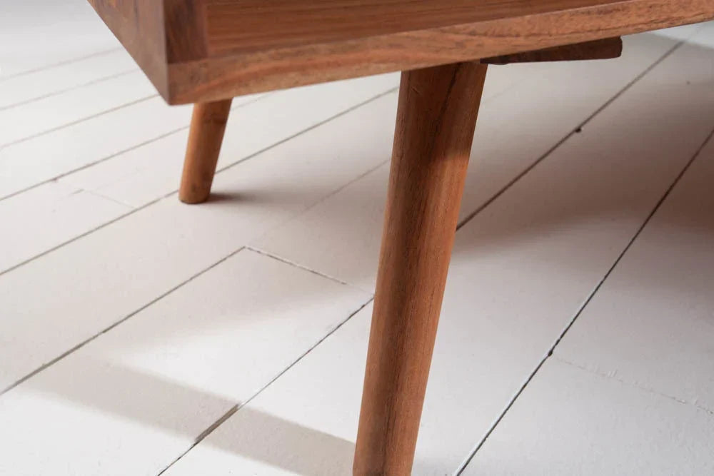 ELI Acacia Wood Coffee Table in Netural Finish For Living Room Furniture