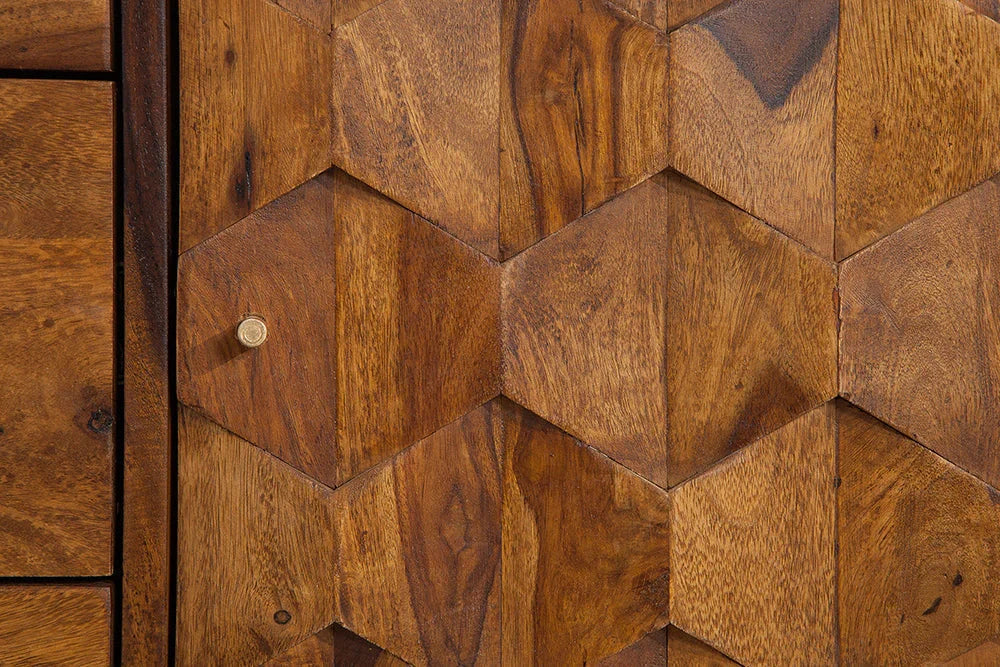Reto Sheesham Wood Sideboard For Living Room Furniture
