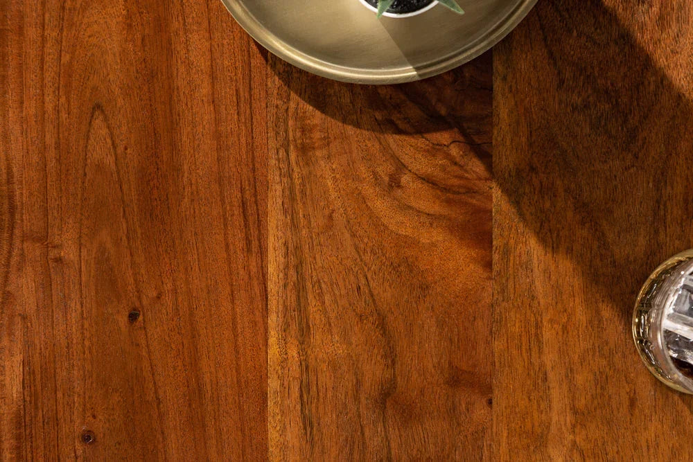 Ows Acacia  Wood Coffee Table In Honey Oak For Living Room Furniture