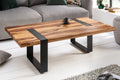 Ries Solid Wood Coffee Table In Natural Finish For Living Room Furniture
