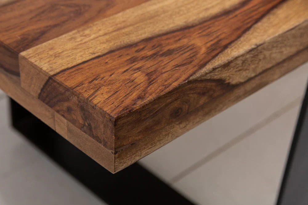 Ries Solid Wood Coffee Table In Natural Finish For Living Room Furniture