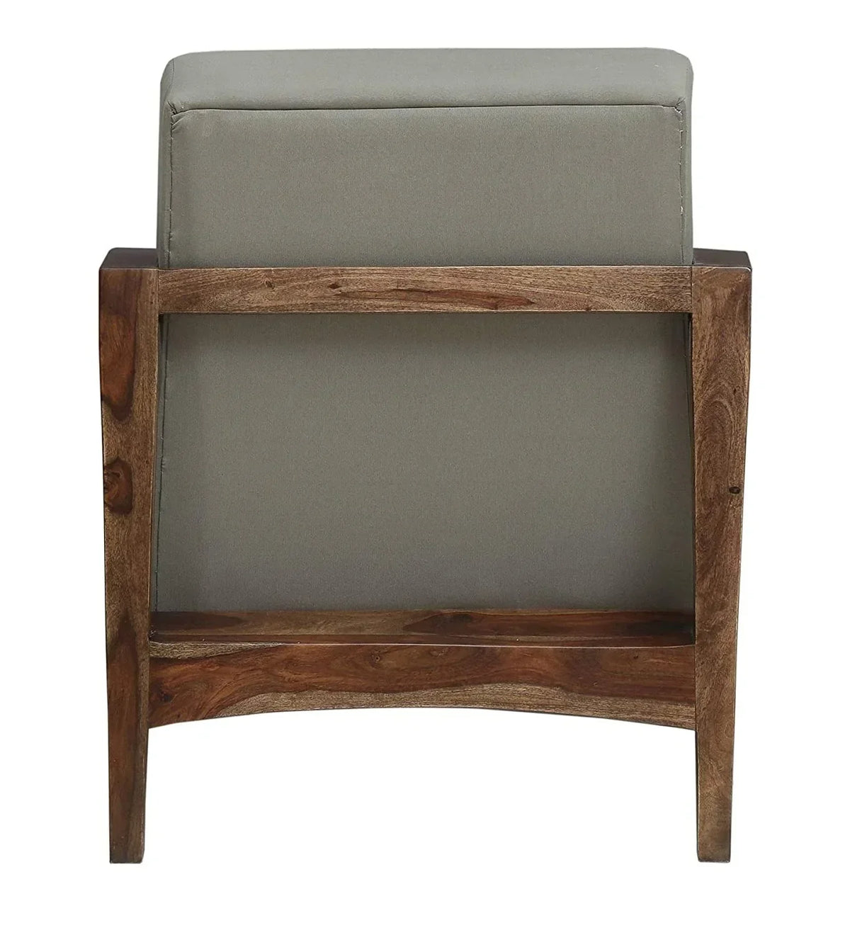 Eli Solid Wood One Seater Sofa In Provincial Teak Finish For Living Room Furniture