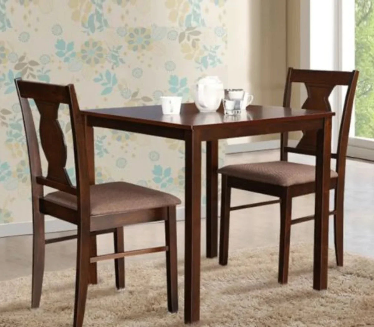 Solidwood 2 Seater Dining Set