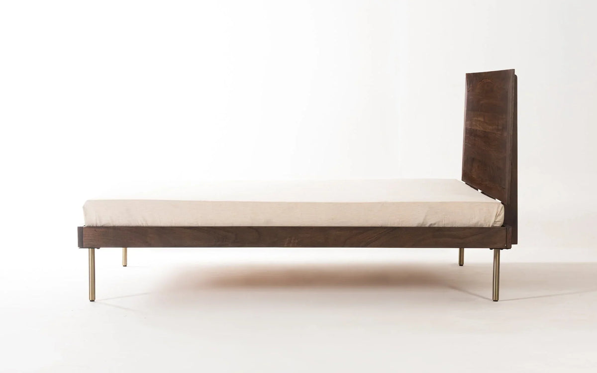 Acme Solid Wood King Size & Queen Size Beds In Provincial Teak Finish For Bedroom Furniture
