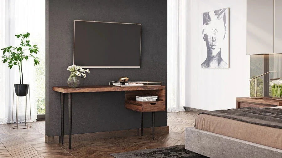 Onyx Sheesham Wood Study Table In Natural Finish For Study Room Furniture