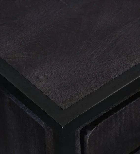 Ruben Bedside Table Made Of Sheesham Wood
