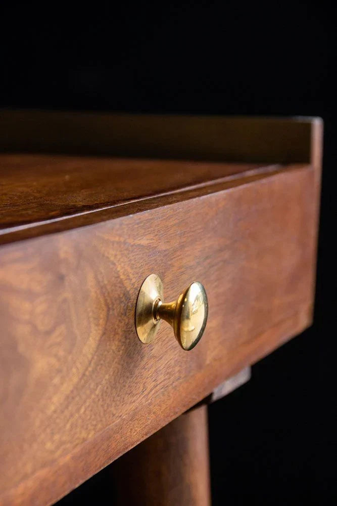 Eon Sheesham Wood Study Table In Provincial Teak Finish For Study Room Furniture